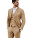 Linen Suit - Mens Summer Suits Khaki Color - Beach Wedding