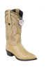 Wild West Botas de Avestruz Horma Puntal