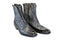 Corrente 3273HS Python Printed Calfskin Slip-On Boot - Black - Black - Size 13