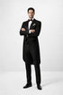 (34R, 38S) Classic Full Dress Tuxedo Tails 2 Piece Regular Fit In Black
