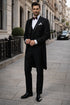 (34R, 38S) Classic Full Dress Tuxedo Tails 2 Piece Regular Fit In Black