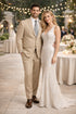 (34R) Regular Fit 2 Piece Beige Suit