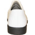 Bravo Mens Classic Plain Square Toe Shiny Patent Tuxedo Dress Shoe in White