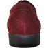 Bravo Mens Formal Suede Style Wedding & Prom Cap Toe Dress Shoe in Burgundy