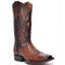 Cuadra Square Toe Ostrich Boot