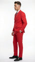 Vitali Red Double Breasted Suit – Men’s 2 Piece Formal Suit for Wedding, Prom and Special Events Modern Fit