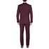 Burgundy 2 Piece Tuxedo Shawl Lapel Slim Fit