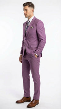 Men’s Light Purple Suit Blazer and Suit Jacket Mauve – Formal Wedding & Party Wear Coat for Business Prom and Church