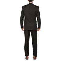 Black 2 Piece Tuxedo Shawl Lapel Slim Fit