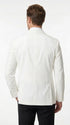 Men’s White Tuxedo Jacket – Two-Button Formal Dinner Blazer for Weddings, Prom and Events