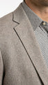 Mens Textured  Light Grey Western Blazer – Cowboy Style Casual Sport Coat for Men Classic Western Jacket