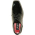 Bravo Mens Formal Wedding and Prom Double Runner Shiny Patent Dress Shoe in Black