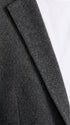 Men’s Charcoal Grey Sport Coat – Classic Two Button Notch Lapel Textured Blazer