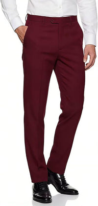 Mens Expandable Waist Business Casual Dress Pants