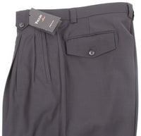 Tiglio Luxe Black Wide Leg, Pure Wool Dress Pants 2576 TIG1001