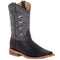 Black square toe cowboy boot