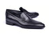 Corrente 4428 Leather Slip-On Loafer Shoes - Penny Black - Penny Black - Size 13