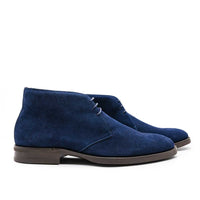 Zelli Marco Navy Suede Chukka Boots for Casual and Semi-Dress Wear