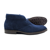 Zelli Marco Navy Suede Chukka Boots for Casual and Semi-Dress Wear