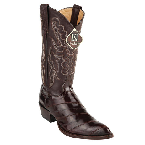 King Exotic Men's Eel Cowboy Boots J Toe