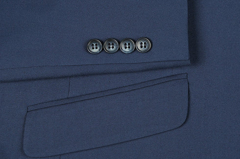 (Limited Sizes) Slim Fit 2 Piece Stretch Suit in Blue