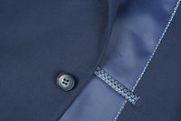 (Limited Sizes) Slim Fit 2 Piece Stretch Suit in Blue