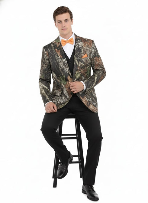 Mens Houndstooth Double-Breasted Overcoat – Classic Black and White Wool Blend Peacoat Wool Fabric