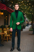 Mens Green Blazer – Stylish Casual and Formal Sport Coat for Parties, Weddings and Events in Emerald Green