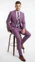 Men’s Light Purple Suit Blazer and Suit Jacket Mauve – Formal Wedding & Party Wear Coat for Business Prom and Church