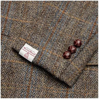 Walker and Hawkes Harris Tweed Blakemore Blazer for Men - Hand-Woven Wool Tweed Jacket with Polyester Lining, Regular Fit