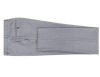 Dress Pants Regular Leg Un-Hemmed Bottoms in Gray