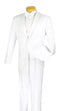 Santorini Collection - Regular Fit White Tuxedo 4 Piece with Vest and Bow Tie