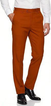 Mens Expandable Waist Business Casual Dress Pants
