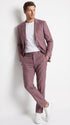 Men’s Mauve 2-Piece Suit – Classic Two-Button Wedding, Prom and Business Suit