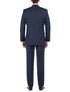 Bevagna Collection - Blue 100% Virgin Wool Regular Fit Pick Stitched 2 Piece Suit