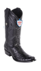 Wild West Botas de Avestruz Horma Dubai Black