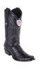 Wild West Botas de Avestruz Horma Dubai Black
