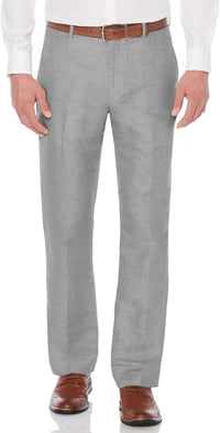 Casual Linen Suit Pants for Men – Breathable Beach Wedding Summer Trousers