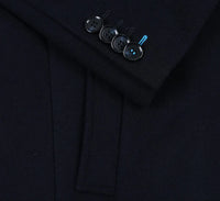 English Laundry Navy Fall/Winter Essential Slim Fit Overcoat Wool Blend