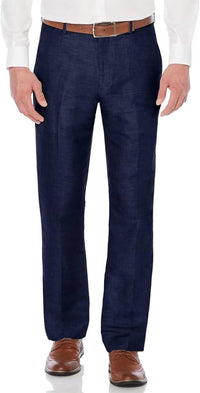 Casual Linen Suit Pants for Men – Breathable Beach Wedding Summer Trousers
