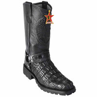 Men's Los Altos Caiman Tail Skin Biker Boots