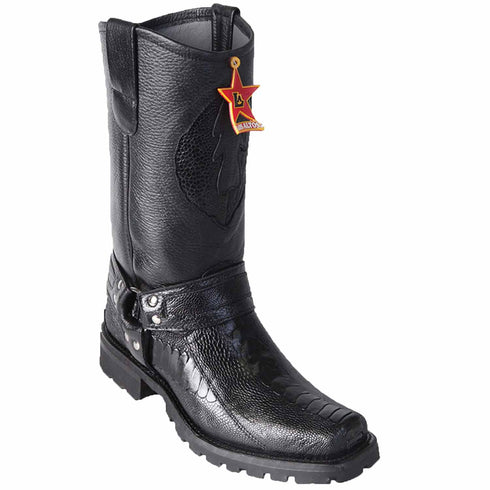 Botas de Avestruz Pata Horma Biker Motociclista LAB-55T0507