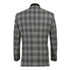 Men's Slim Fit Gray Wool Blazer with Bib