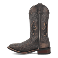 Laredo Spellbound Leather Boot - Luxe Black Ankle Boot