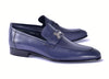Corrente 5760 Burnished Calfskin Loafer - Navy - Navy - Size 13