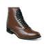 Stacy Adams Men's Madison High top Boot Brown Biscuit Leather 00015-02
