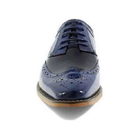 Stacy Adams Tinsley Wingtip Oxford Mens Shoes Cobalt Multi Lace Up 25092-468