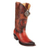 King Exotic Men's Lizard Snip Toe Western Boots