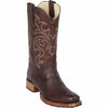 Brown Square Toe Cowboy Boots - Los Altos Boots