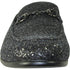 Bravo Mens Modern Glitter Sequin Prom Tuxedo Loafer in Black - Men's Dress Shoes